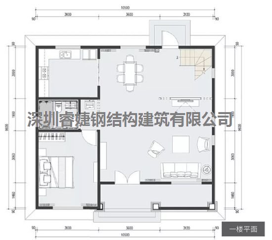 精品小別墅設(shè)計 186㎡ 4室3廳1廚3衛(wèi)1露臺 時尚內(nèi)裝(圖3)