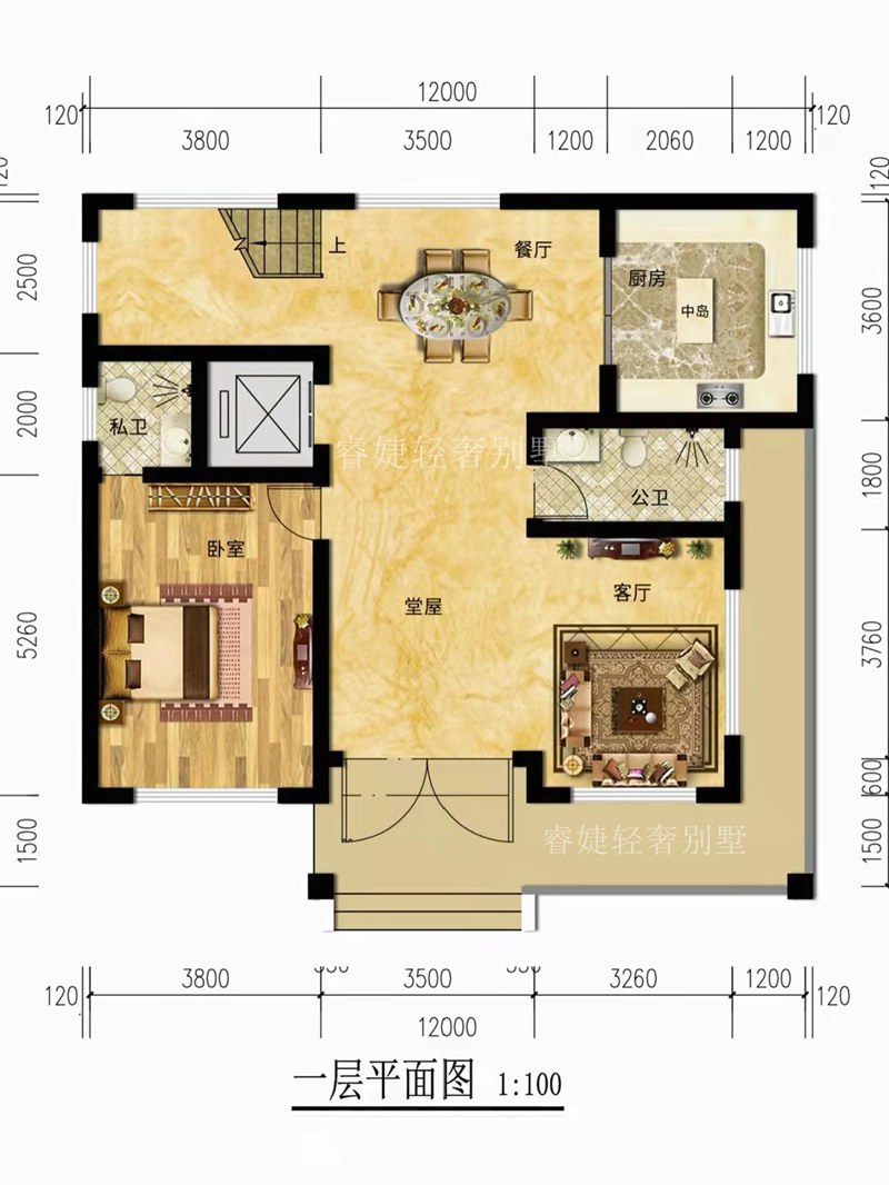 新農(nóng)村建設(shè)中現(xiàn)代風(fēng)別墅代表(圖3)