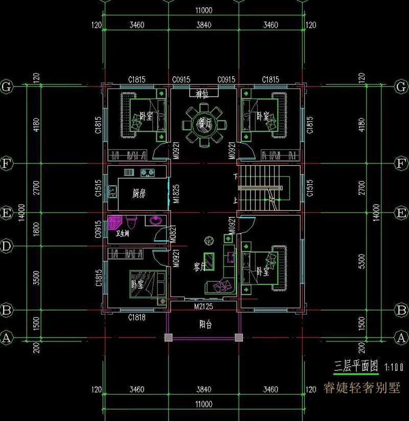 宅基地小，不用怕，四世同堂的戶型來了！(圖6)